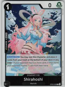 One Piece TCG Shirahoshi R Awakening of the New Era OP05-082 - Image 1