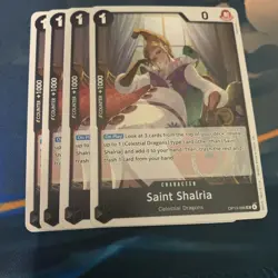 Saint Shalria Playset - OP13-086 x4 - Carrying on His Will - One Piece TCG - Image 1