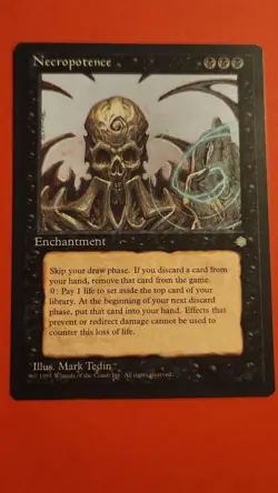 MTG: Magic the Gathering - Ice Age Expansion: NECROPOTENCE - Image 1