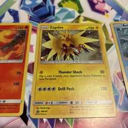 3x Legendary Birds Articuno Zapdos Moltres HOLO SET Pokemon SM145 SM144 SM143 NM - Image 4