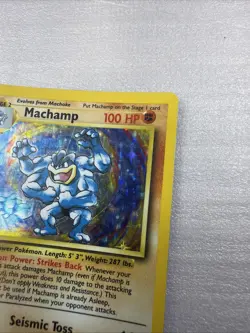 Pokemon TCG Machamp Base Set 8/102 Holo 1st Edition Lp Holo Rare - Image 4