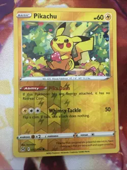 Pikachu 052/196 | Lost Origin | Reverse Holo Rare | 2022 | Pokemon TCG | NM - Image 1