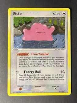 Pokemon - Ditto 4/112 Holo Rare EX FireRed LeafGreen 2004 - MP - Image 2