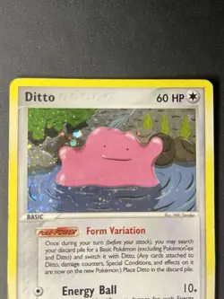 Pokemon - Ditto 4/112 Holo Rare EX FireRed LeafGreen 2004 - MP - Image 3