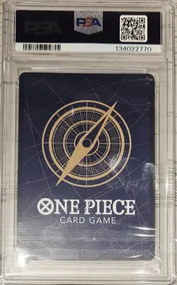 2025 DEAD MAN'S GAME ONE PIECE OP12-037 LEGACY OF THE MASTER ALT ART PSA 10 - Image 2