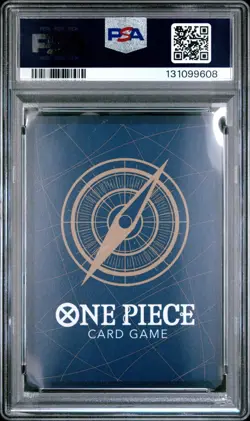 2025 ONE PIECE OP12-037 LEGACY OF THE MASTER DEAD MAN'S GAME ALT ART PSA 10 - Image 2