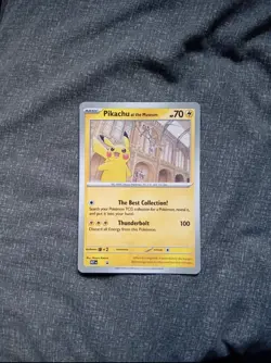 Pokemon TCG Promo Oversized Card - Pikachu At The Museum Jumbo Promo Card - Image 1
