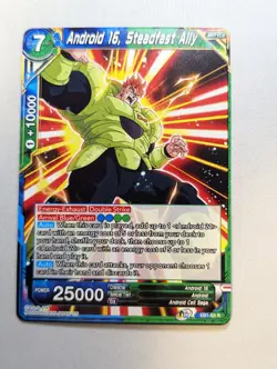 Dragon Ball Super Card EB1-63 R Android 16, Steadfast Ally - Image 1