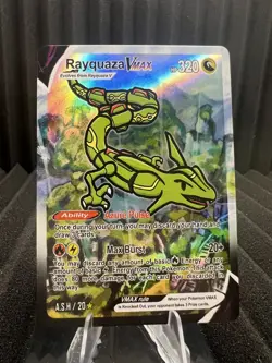 Rayquaza Vmax #20 - Holo Foil Gen 1 - After Skool Hobby Fan Art - Pokemon - Image 1