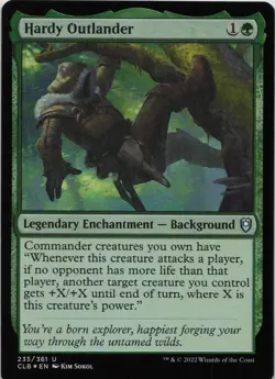 Hardy Outlander - FOIL - U Commander Legends: Battle for Baldur's Gate 235 - MTG - Image 1