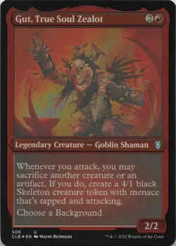 Gut, True Soul Zealot (Foil Etched) - FOIL - U Commander Legends: Battle for Bal - Image 1