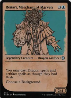 Renari, Merchant of Marvels (Showcase) - FOIL - U Commander Legends: Battle for - Image 1