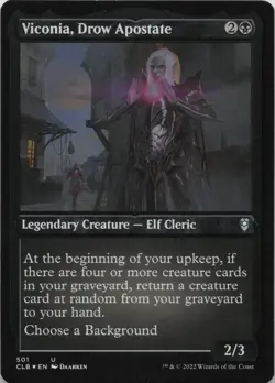 Viconia, Drow Apostate (Foil Etched) - FOIL - U Commander Legends: Battle for Ba - Image 1