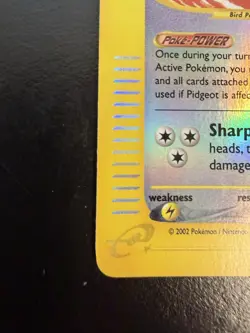 Pokemon Pidgeot TCG Reverse Holo Rare Card 23/165 Expedition Base Set LP - Image 2