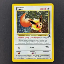Eevee #11 Holo WotC Black Star Promo Vintage Pokemon TCG Card - Image 1