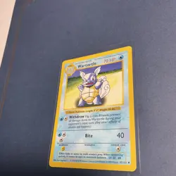 Pokemon TCG Wartortle Base Set Shadowless Uncommon Card 42/102 LP NM Condition - Image 2