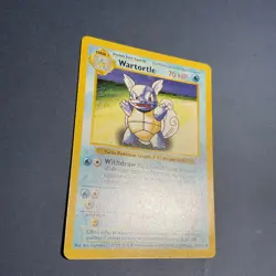 Pokemon TCG Wartortle Base Set Shadowless Uncommon Card 42/102 LP NM Condition - Image 4