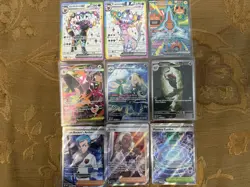 Pokemon Promo, SIR, Full Art Trainer, Trainer Lot Of 9 From Various Sets - Image 1