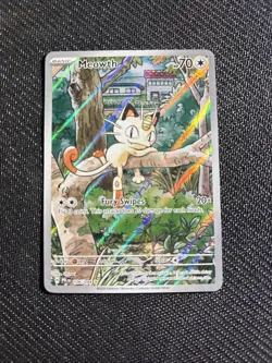 Meowth 106/94 Illustration Rare ME02: Phantasmal Flames Pokemon TCG NM - Image 1