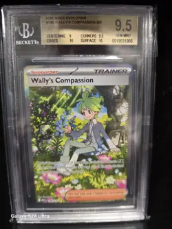 Wallys Compassion Pokemon Mega Evolutions #186/132 SIR - Image 1
