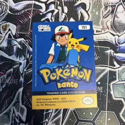2025 Pokemon Kanto Full House - Green Cracked Ice Holo - Mew #151 - Image 2