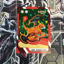 2025 Pokemon Kanto Full House - Green Cracked Ice Holo - Charizard #006 - Image 1