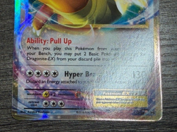 POKEMON DRAGONITE EX 72/108 ULTRA RARE HOLO EVOLUTIONS 2016 + NEW DARKRAI SLEEVE - Image 3