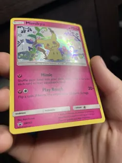 Mimikyu SM163 Holo Black Star Promo Pokemon 2019 Sun & Moon TCG - Image 3