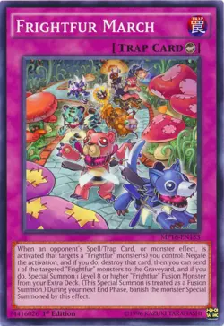 1x (NM) Frightfur March - MP16-EN153 - Common - 1st Edition YuGiOh - Image 1