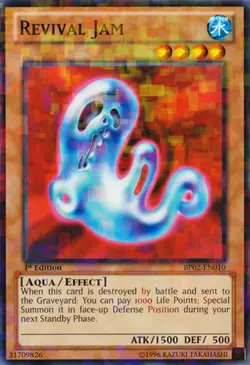 1x (EX) Revival Jam - BP02-EN010 - Mosaic Rare - 1st Edition YuGiOh - Image 1
