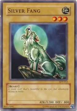 1x (EX) Silver Fang - SDY-012 - Common - Unlimited Edition YuGiOh - Image 1