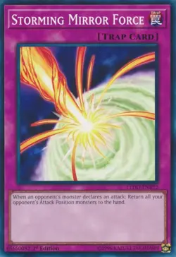1x (P) Storming Mirror Force - LEDD-ENB22 - Common - 1st Edition YuGiOh - Image 1