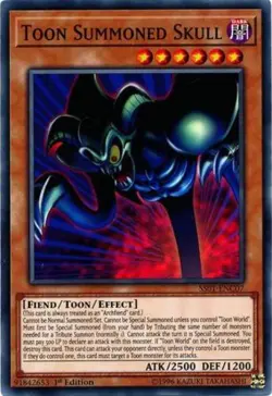 1x (NM) Toon Summoned Skull - SS01-ENC07 - Common - 1st Edition YuGiOh - Image 1