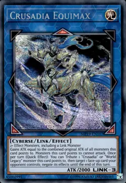 Crusadia Equimax - Prismatic Secret Rare MP19-EN107 - NM - YuGiOh - Image 1