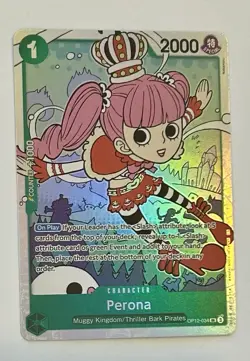 Perona OP12-034 English SR Super Rare Legacy of the Master Foil. Excellent Shape - Image 1