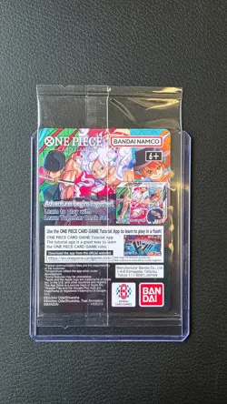 One Piece Card Game P-055 Monkey D. Luffy US Voyage Promo SEALED SJU V. Xavier - Image 2