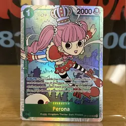 Perona OP12-034 - Legacy of the Master One Piece SR Foil NM - One Piece CCG - Image 1