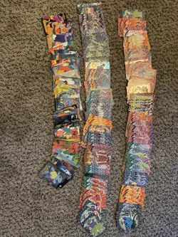 Pokemon Topps cards 1999 TV Series Lot (259 Cards) - Blue & Black Labels - Image 1