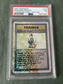 Pokemon Trader Legendary Collection Reverse Holo 103/110 PSA 7 - Image 1