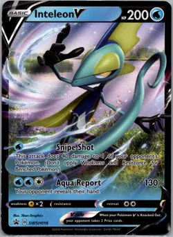 Inteleon V - Promo SWSH: Sword & Shield Promo Cards SWSH016 NM - Image 1
