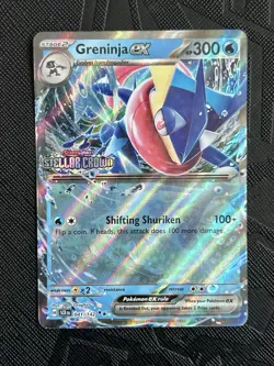 Pokemon TCG *STAMPED* Greninja ex 041/142 Stellar Crown Misc. Cards & Products - Image 3
