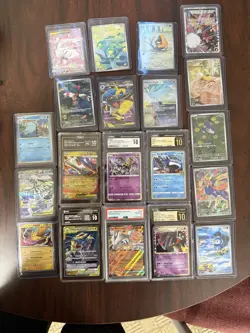 Pokemon Slabs And Cards Lot - Image 1