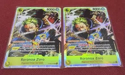 (2) One Piece Roronoa Zoro ST29-014 SR Card Egghead Starter Deck English - Image 3