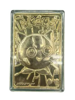 Pokemon Jigglypuff 23K Gold Plated Trading Card with COA 1999 - Image 3