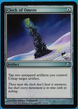 Clock of Omens FOIL Fifth Dawn NM Artifact Uncommon CARD (510651) ABUGames - Image 1