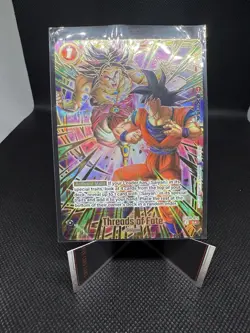 Threads of Fate FB08-026 Holo R+ Broly Son Goku Dragon Ball Super Card Game - Image 1