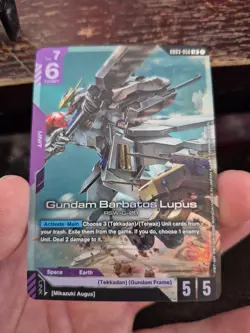 Gundam Barbatos Lupus - GD03-050 LR Gundam Card Game TCG Steel Requiem - Image 4