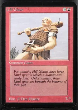 MTG hill Giant Alpha 1993 Magic Card - Image 1