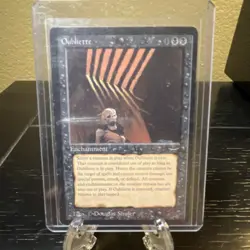 Magic: The Gathering Oubliette Enchantment Card Illustrated by Douglas Shuler - Image 1