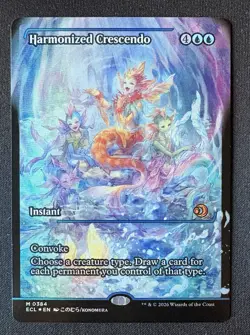 Harmonized Crescendo (0384) (Showcase) Lorwyn Eclipsed Foil Fresh Pull NM/M - Image 1